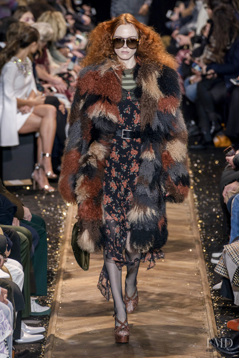Kiki Willems featured in  the Michael Kors Collection fashion show for Autumn/Winter 2019