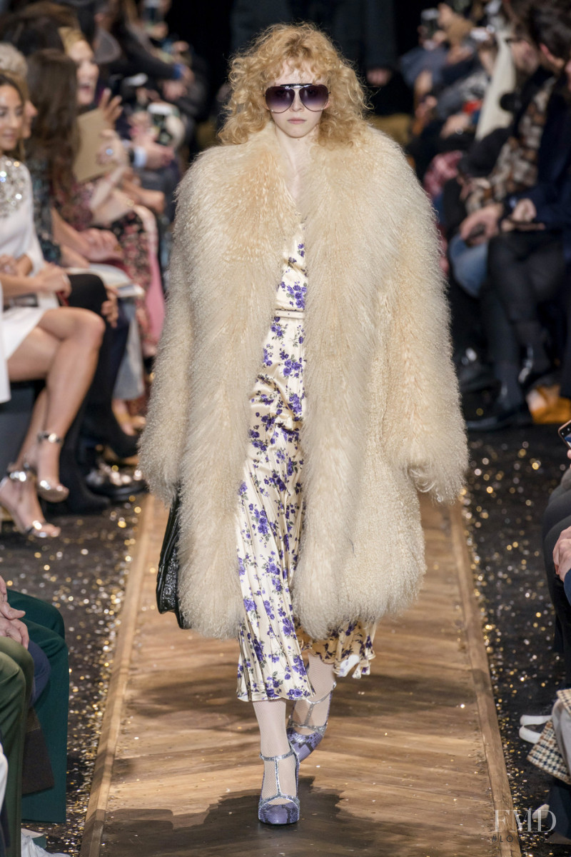 Lily Nova featured in  the Michael Kors Collection fashion show for Autumn/Winter 2019