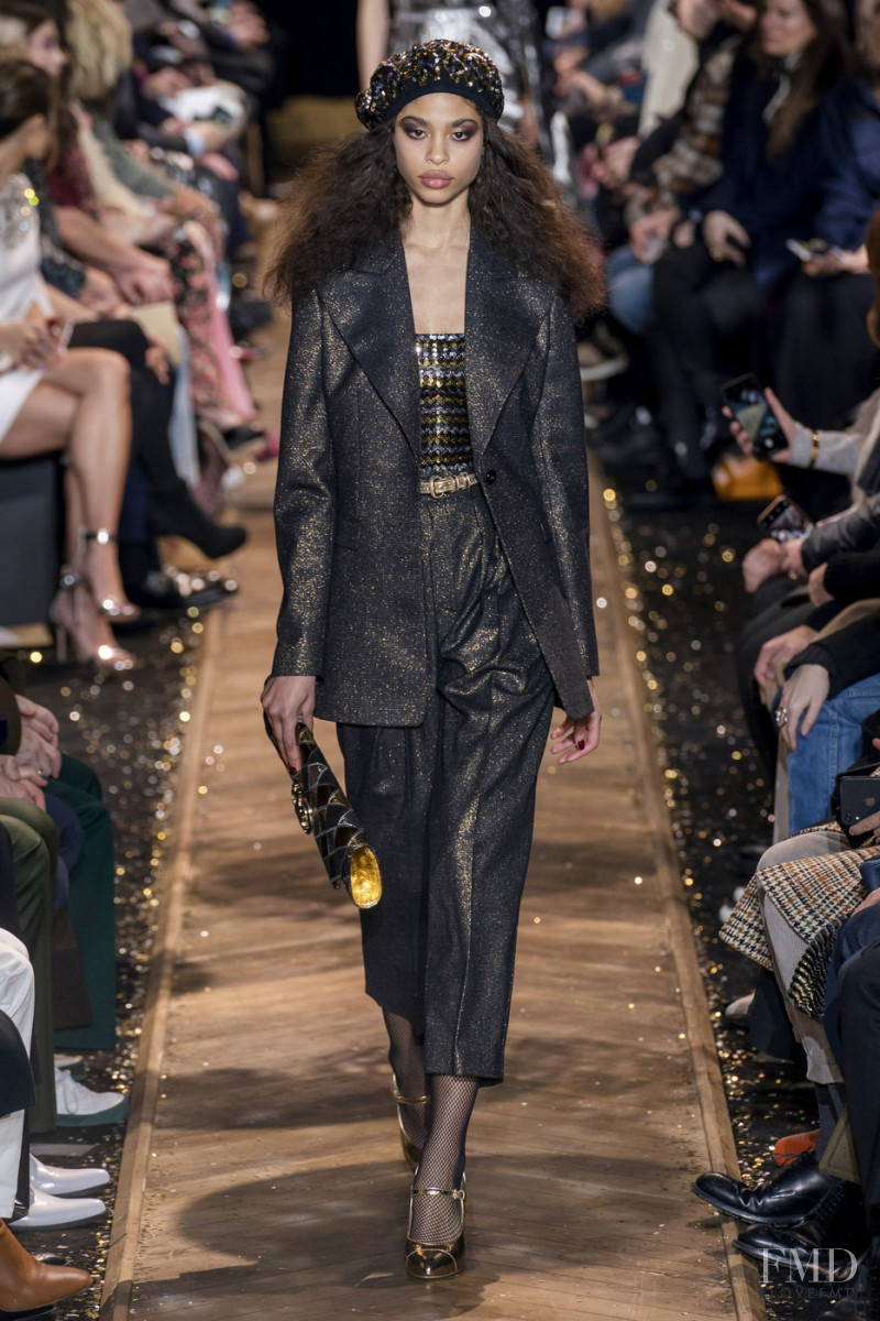 Zoe Thaets featured in  the Michael Kors Collection fashion show for Autumn/Winter 2019