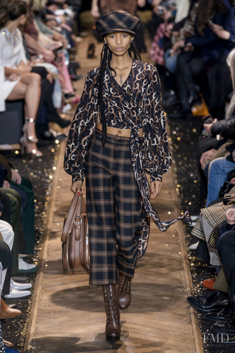 Adesuwa Aighewi featured in  the Michael Kors Collection fashion show for Autumn/Winter 2019