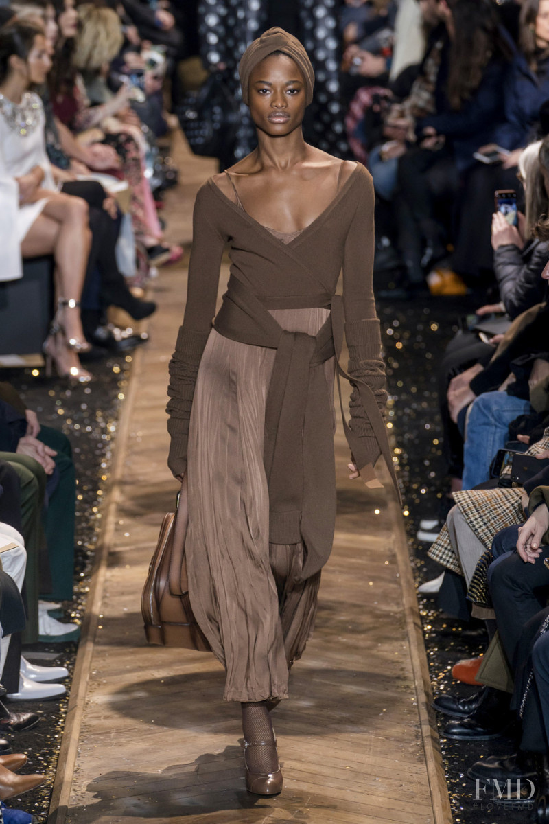 Mayowa Nicholas featured in  the Michael Kors Collection fashion show for Autumn/Winter 2019