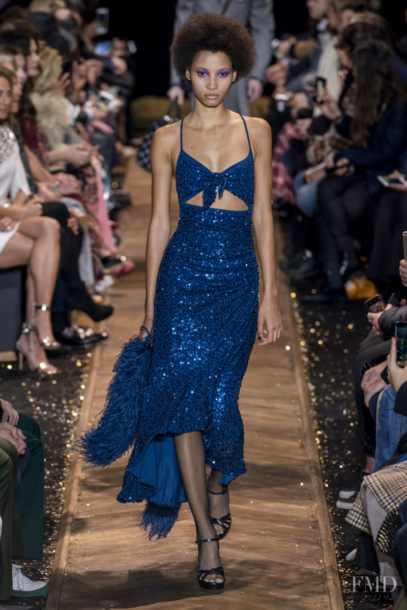 Lineisy Montero featured in  the Michael Kors Collection fashion show for Autumn/Winter 2019