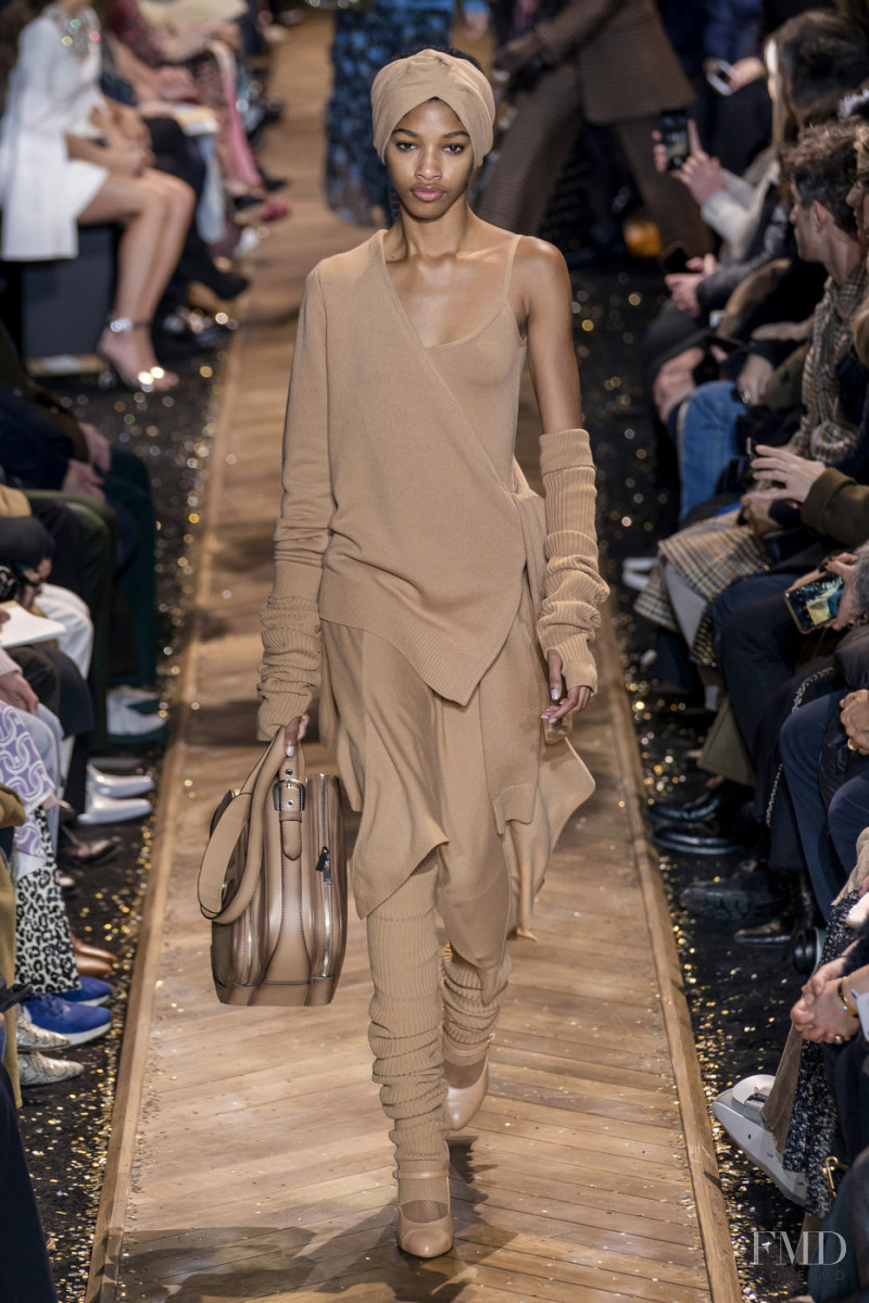 Naomi Chin Wing featured in  the Michael Kors Collection fashion show for Autumn/Winter 2019