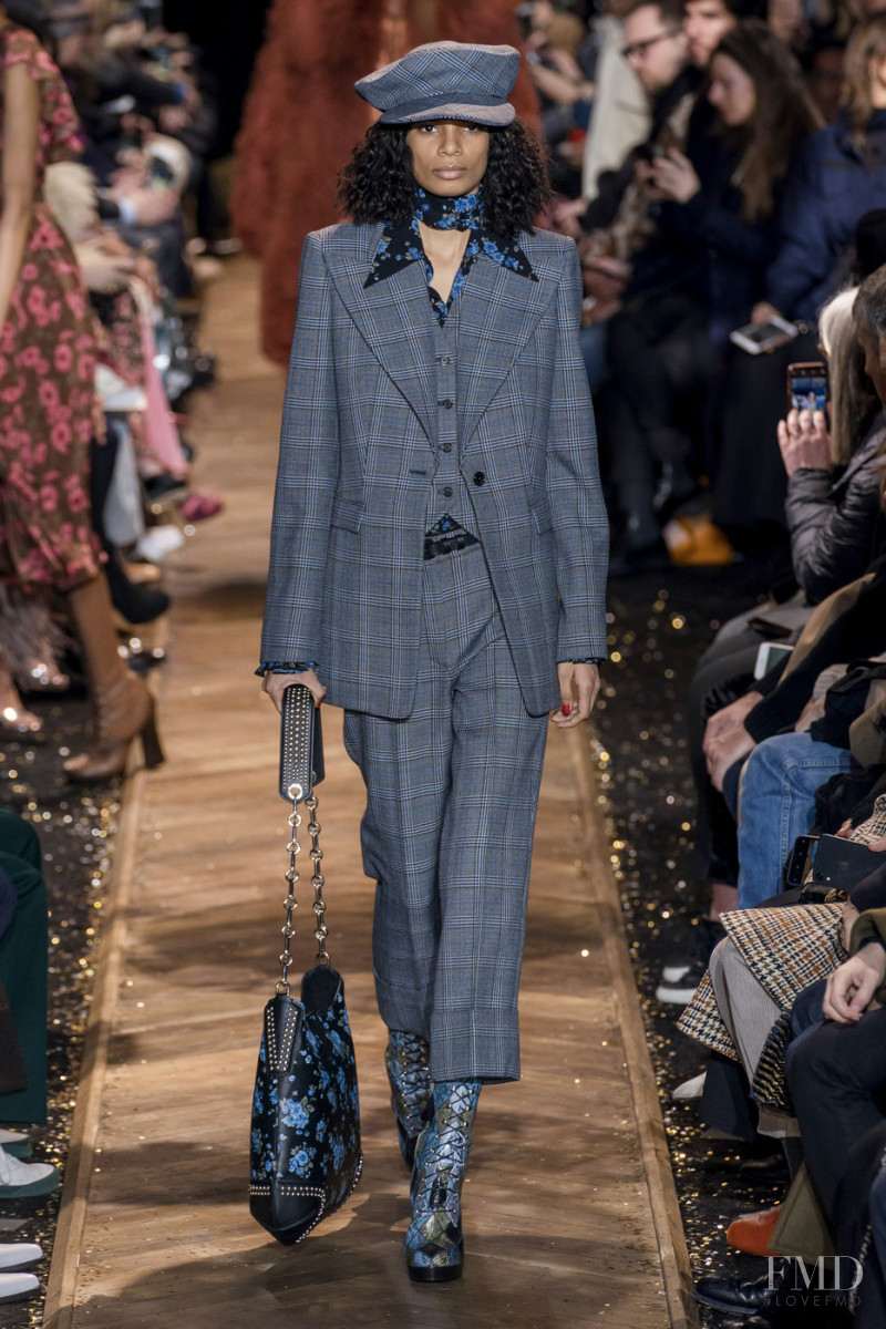 Annibelis Baez featured in  the Michael Kors Collection fashion show for Autumn/Winter 2019