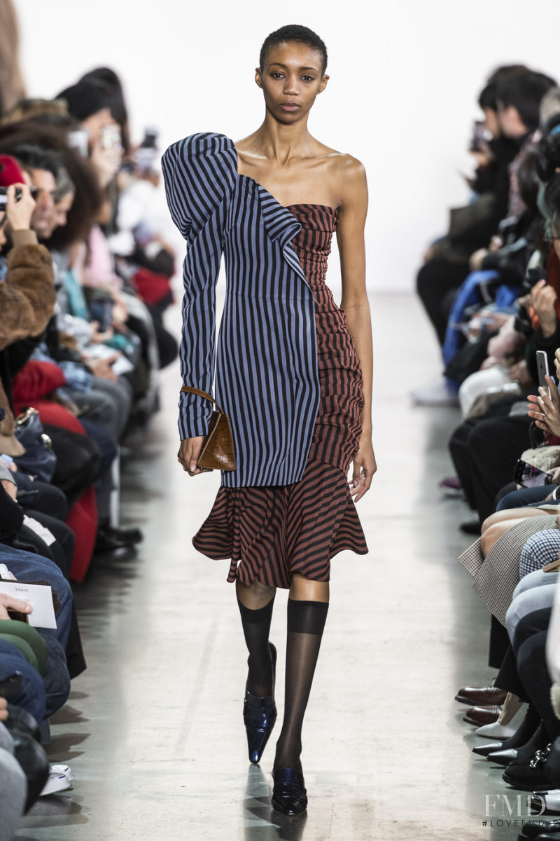 Hannah Shakespeare featured in  the Calvin Luo fashion show for Autumn/Winter 2019