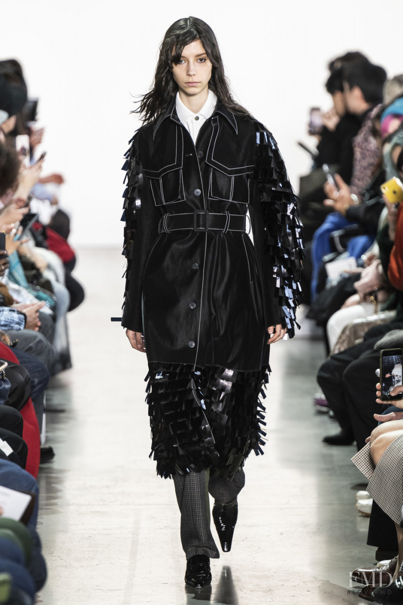 Manuela Miloqui featured in  the Calvin Luo fashion show for Autumn/Winter 2019