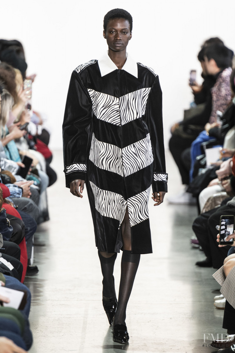Fatou Jobe featured in  the Calvin Luo fashion show for Autumn/Winter 2019