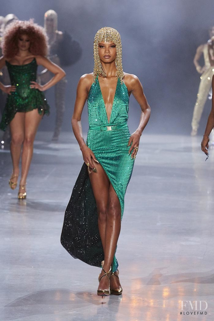 Ariela Soares featured in  the The Blonds fashion show for Autumn/Winter 2019