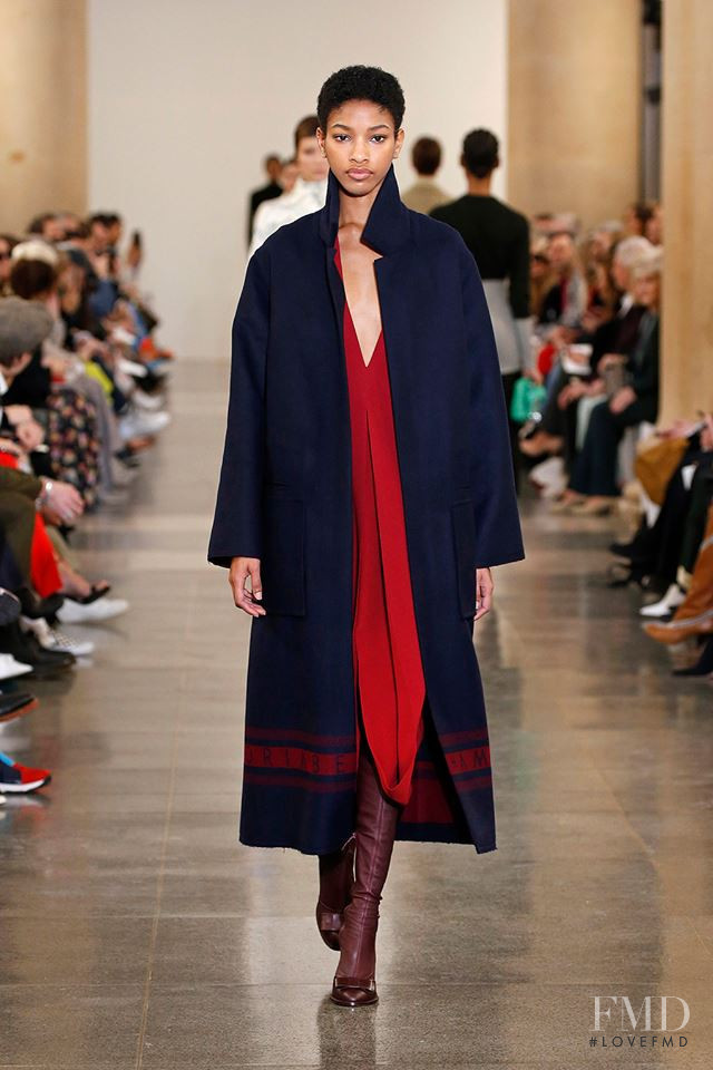 Naomi Chin Wing featured in  the Victoria Beckham fashion show for Autumn/Winter 2019