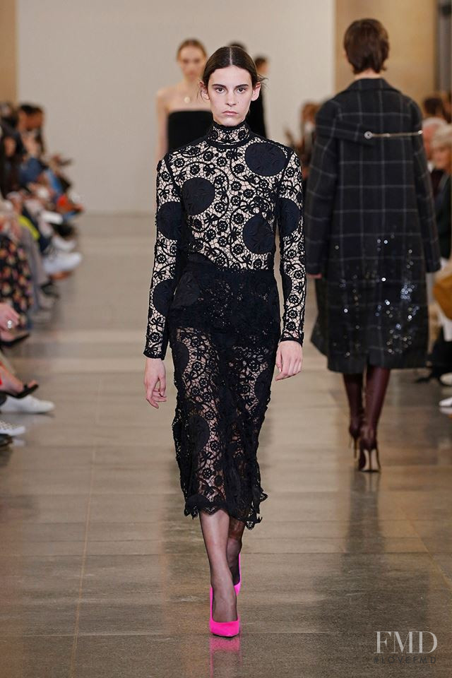 Cyrielle Lalande featured in  the Victoria Beckham fashion show for Autumn/Winter 2019
