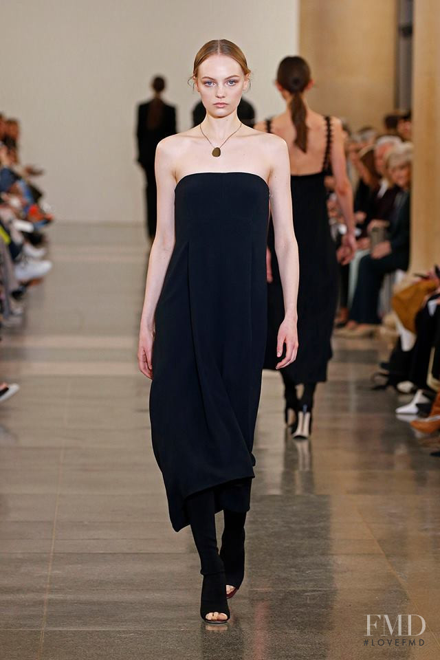 Fran Summers featured in  the Victoria Beckham fashion show for Autumn/Winter 2019
