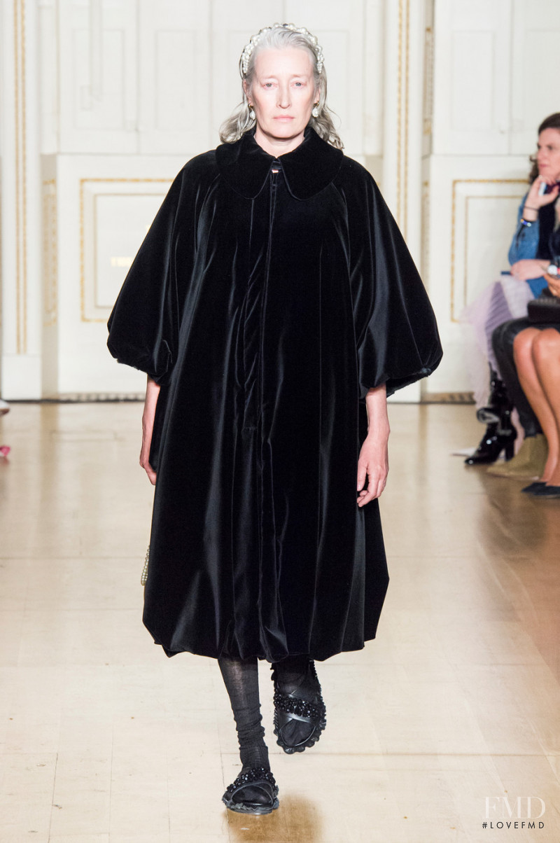 Marie Sophie Wilson-Carr featured in  the Simone Rocha fashion show for Autumn/Winter 2019