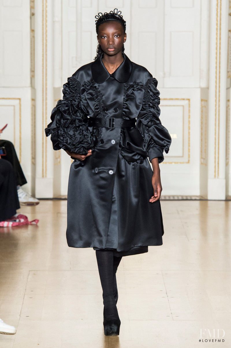 Assa Baradji featured in  the Simone Rocha fashion show for Autumn/Winter 2019