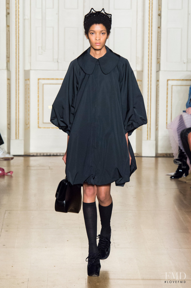 Licett Morillo featured in  the Simone Rocha fashion show for Autumn/Winter 2019