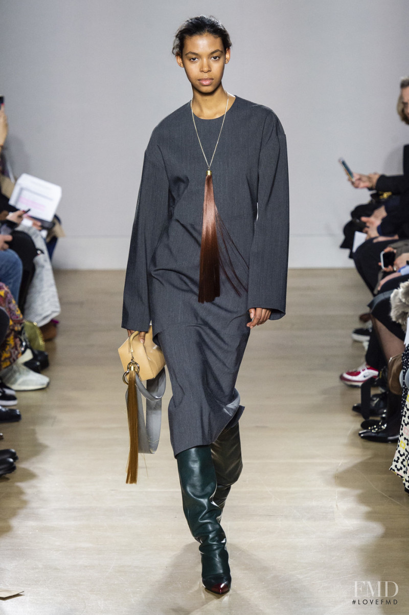 Alyssa Traore featured in  the Ports 1961 fashion show for Autumn/Winter 2019