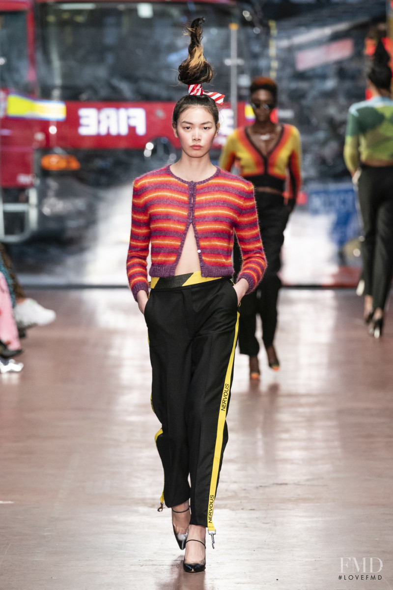 Bingbing Liu featured in  the Fashion East fashion show for Autumn/Winter 2019