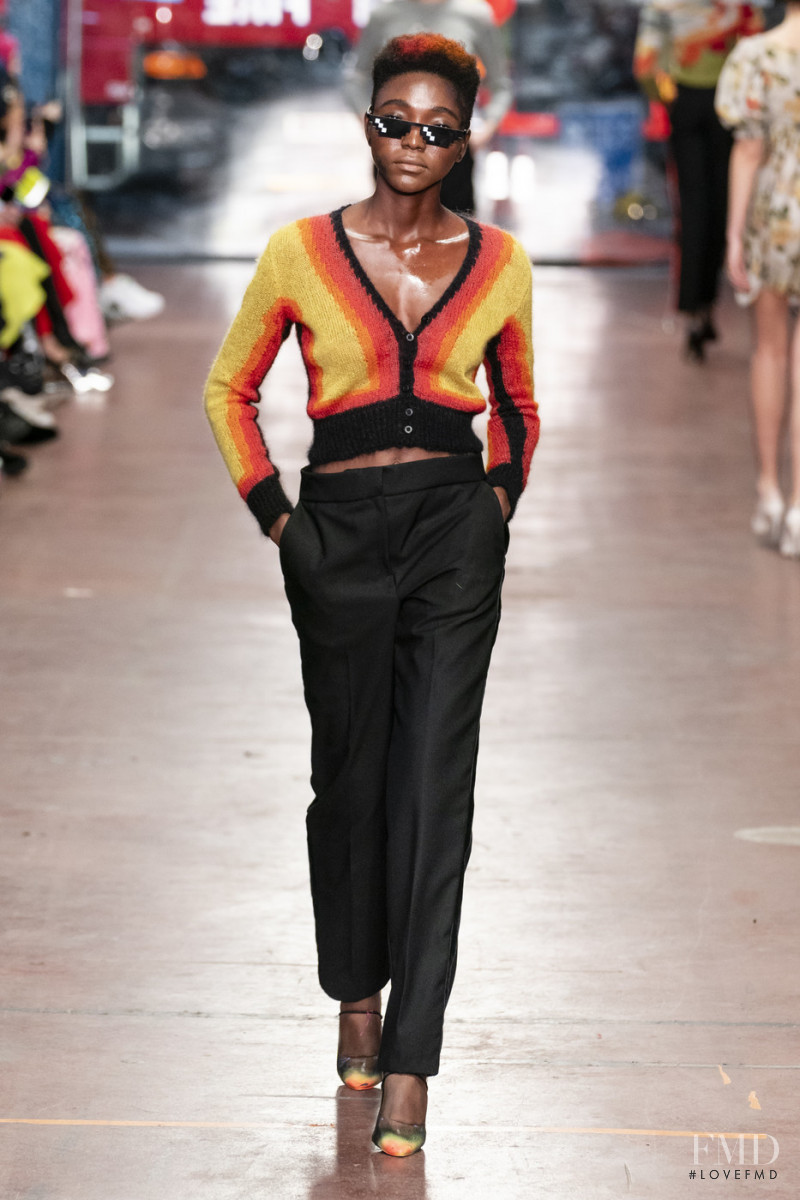 Mide Ikuomola featured in  the Fashion East fashion show for Autumn/Winter 2019