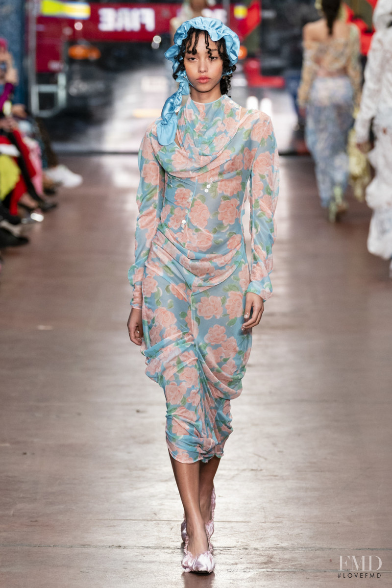 Lola Hendrickx featured in  the Fashion East fashion show for Autumn/Winter 2019