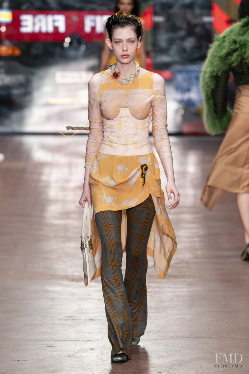 Pia Ekman featured in  the Fashion East fashion show for Autumn/Winter 2019