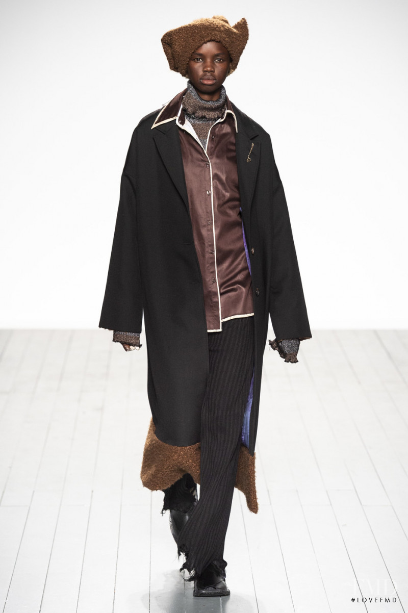 Akiima Ajak featured in  the Asai fashion show for Autumn/Winter 2019