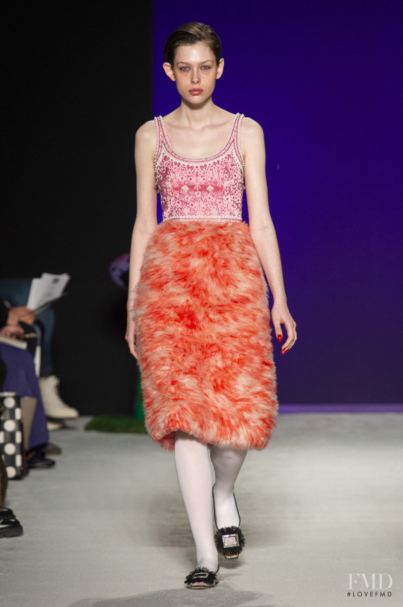 Pia Ekman featured in  the Ashley Williams fashion show for Autumn/Winter 2019