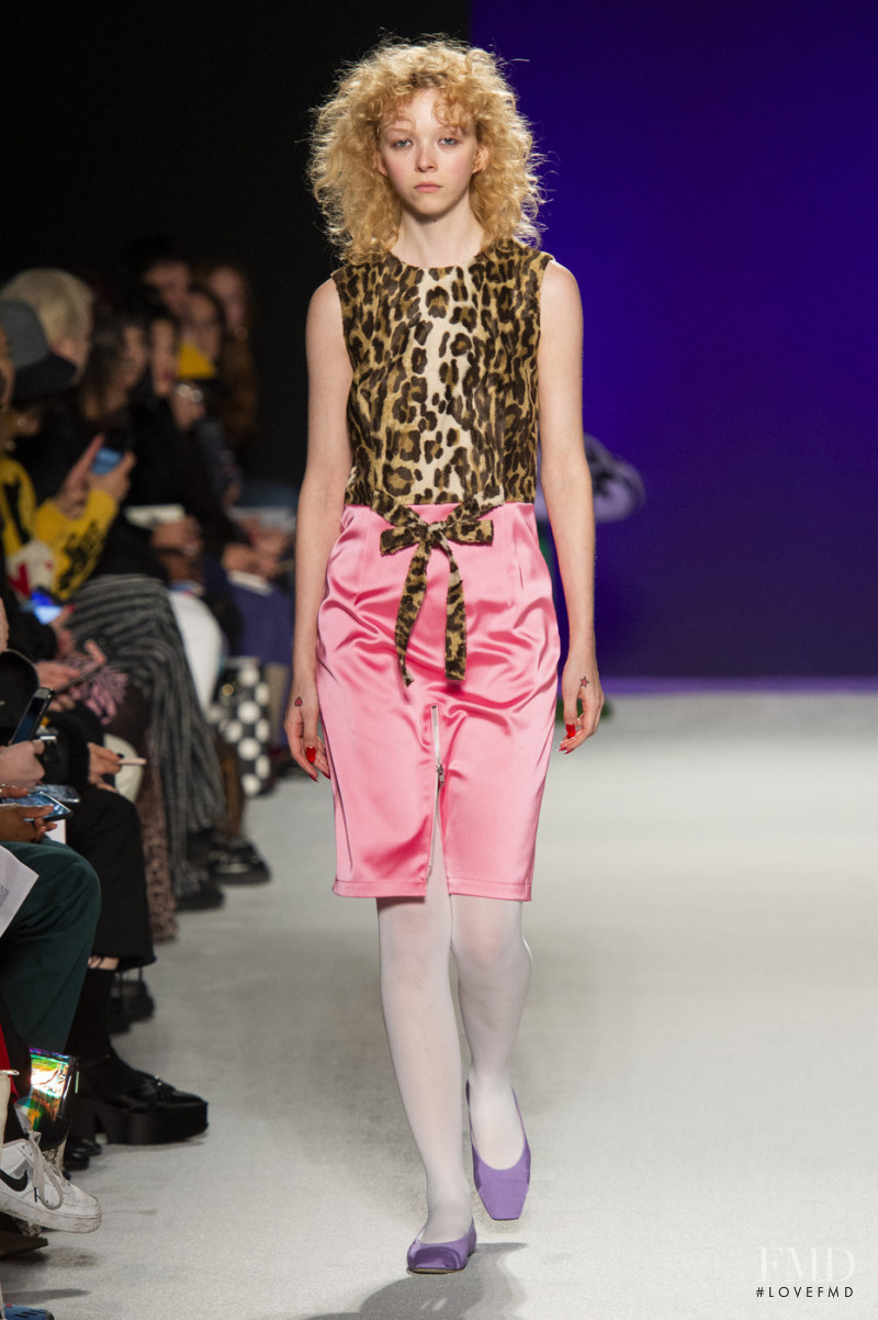 Lily Nova featured in  the Ashley Williams fashion show for Autumn/Winter 2019