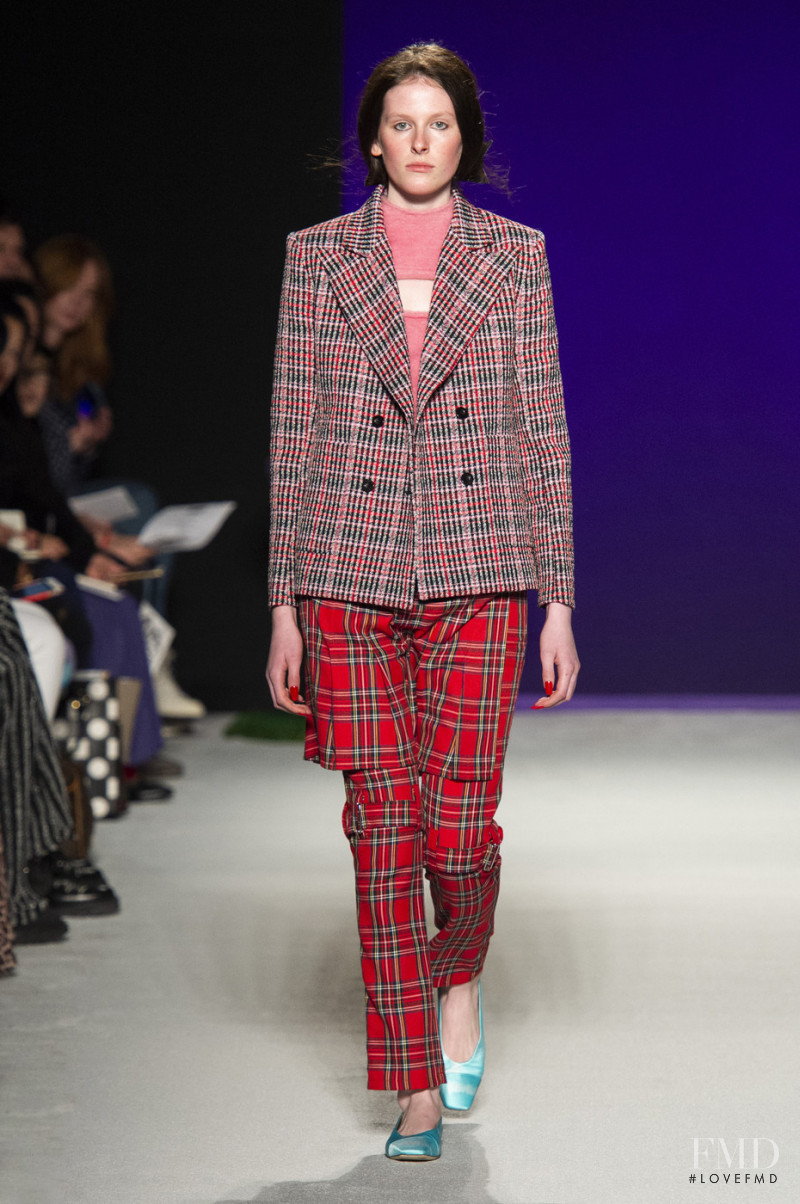 Freya Lawrence featured in  the Ashley Williams fashion show for Autumn/Winter 2019