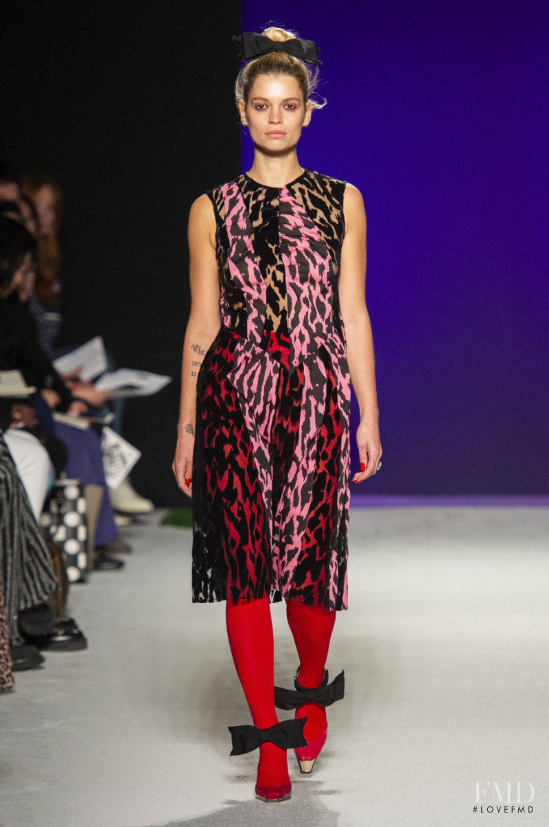 Pixie Geldof featured in  the Ashley Williams fashion show for Autumn/Winter 2019