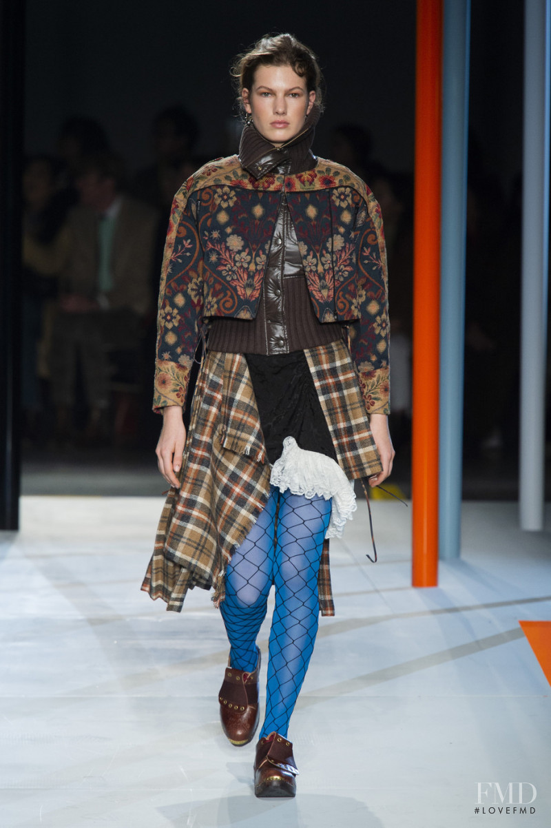 Roos Van Elk featured in  the Preen by Thornton Bregazzi fashion show for Autumn/Winter 2019