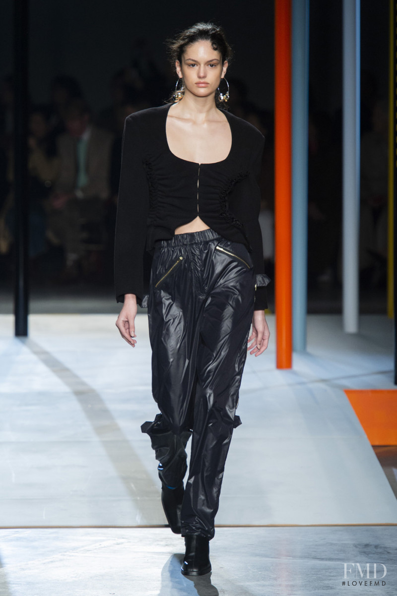 Nikki Vonsee featured in  the Preen by Thornton Bregazzi fashion show for Autumn/Winter 2019
