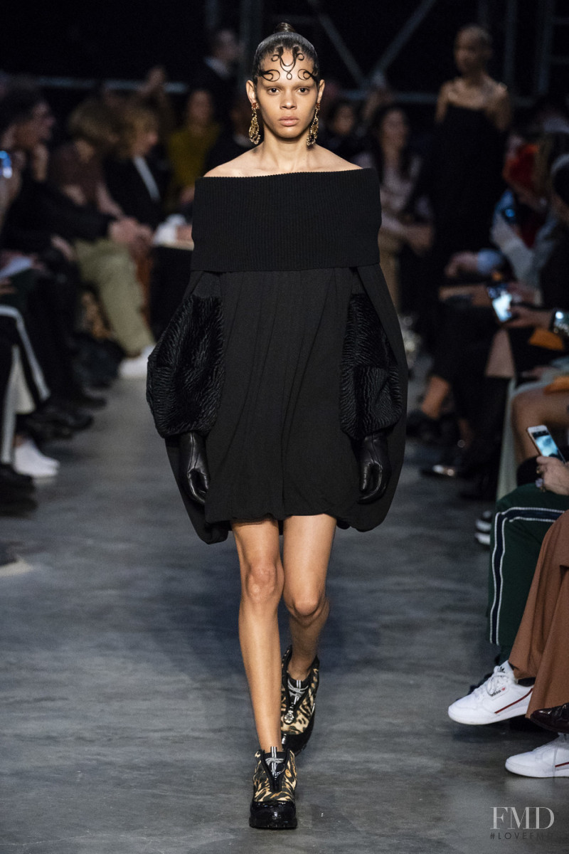 Hiandra Martinez featured in  the Burberry fashion show for Autumn/Winter 2019