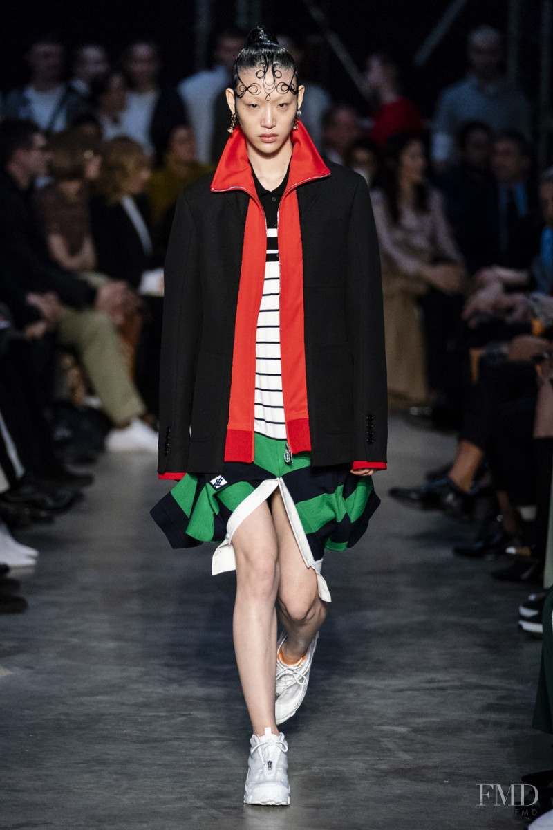 So Ra Choi featured in  the Burberry fashion show for Autumn/Winter 2019