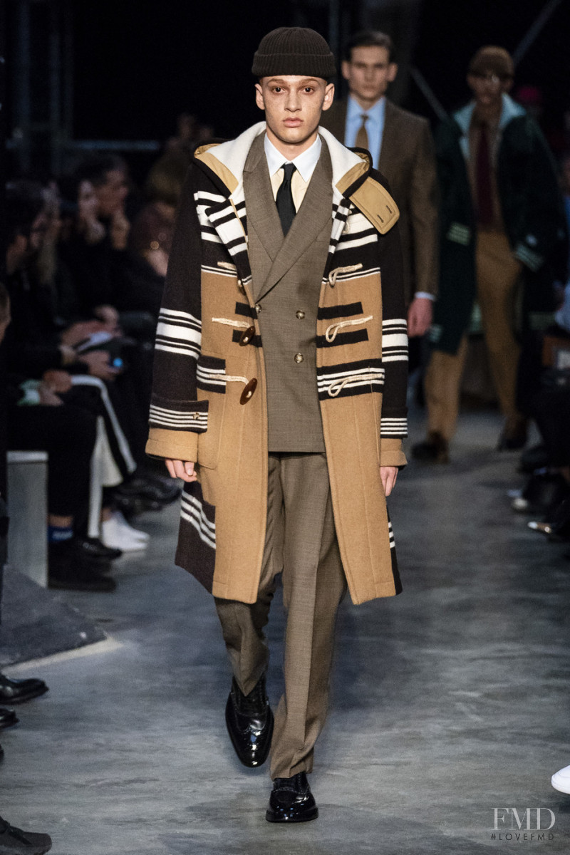 Tashi Jay Kwayie featured in  the Burberry fashion show for Autumn/Winter 2019