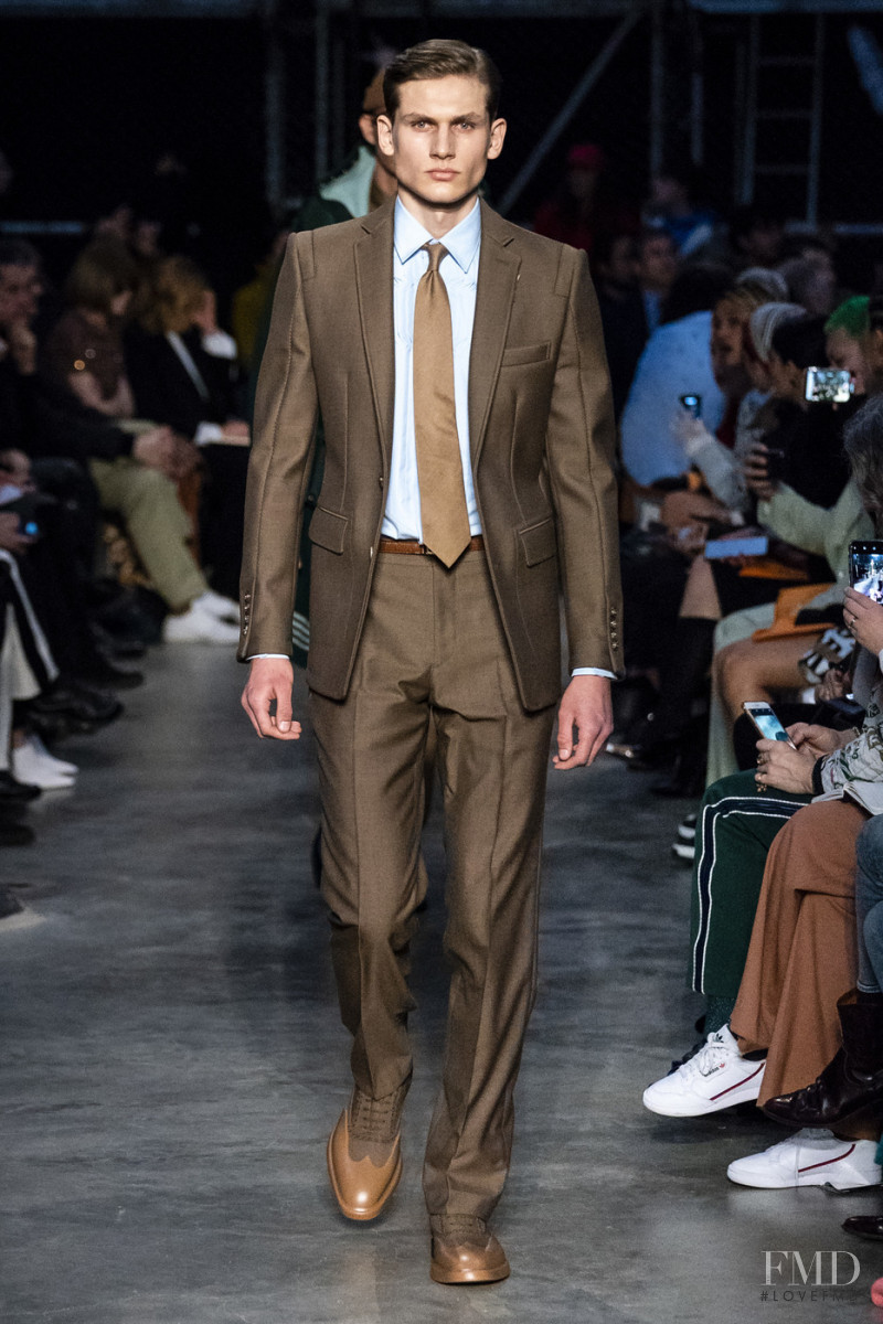 Eskil Rangnes featured in  the Burberry fashion show for Autumn/Winter 2019