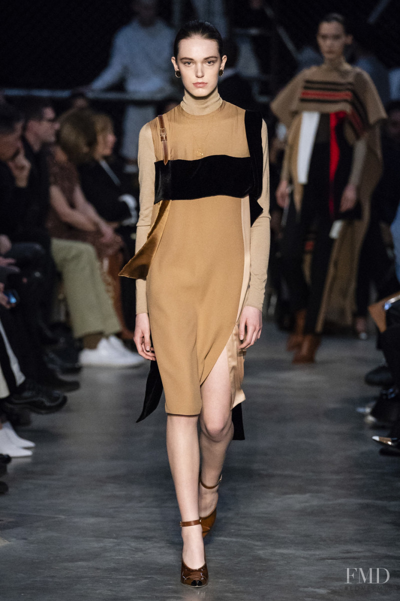 Maaike Straver featured in  the Burberry fashion show for Autumn/Winter 2019