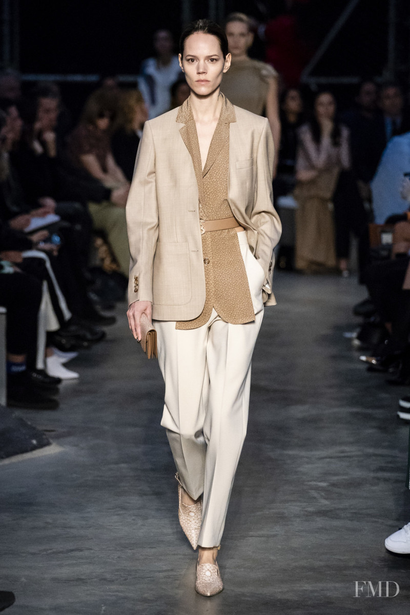 Freja Beha Erichsen featured in  the Burberry fashion show for Autumn/Winter 2019