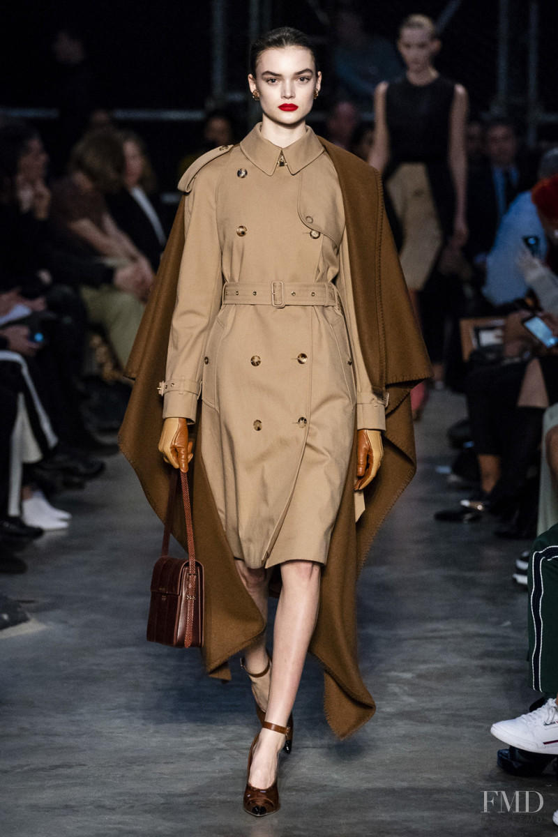 Shayna McNeill featured in  the Burberry fashion show for Autumn/Winter 2019