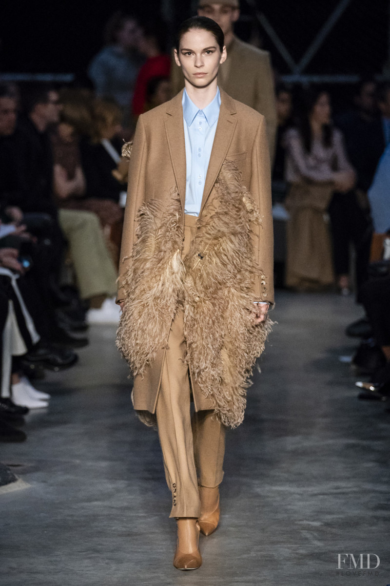 Breck Gambill featured in  the Burberry fashion show for Autumn/Winter 2019