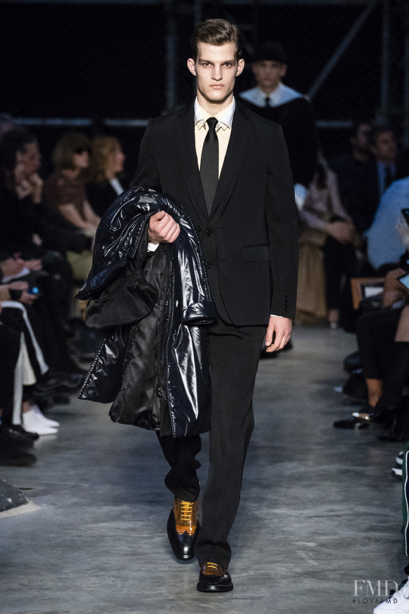 Matteo Ferri featured in  the Burberry fashion show for Autumn/Winter 2019