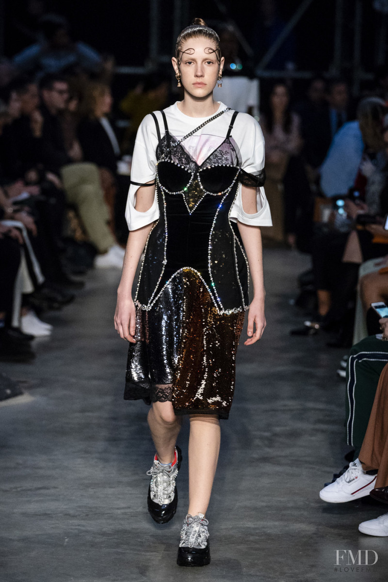 Liv Sillinger featured in  the Burberry fashion show for Autumn/Winter 2019