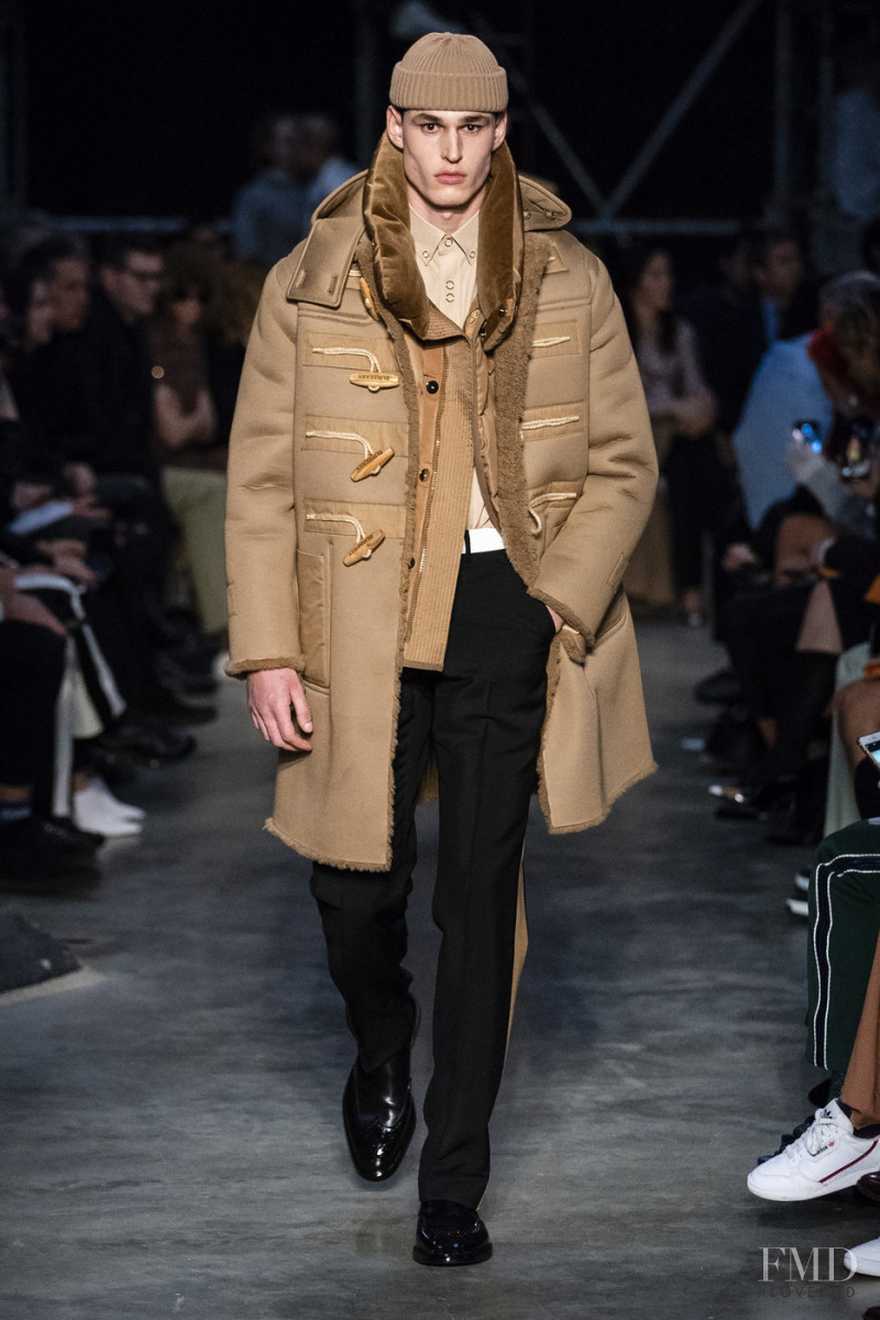 Victor Perr featured in  the Burberry fashion show for Autumn/Winter 2019