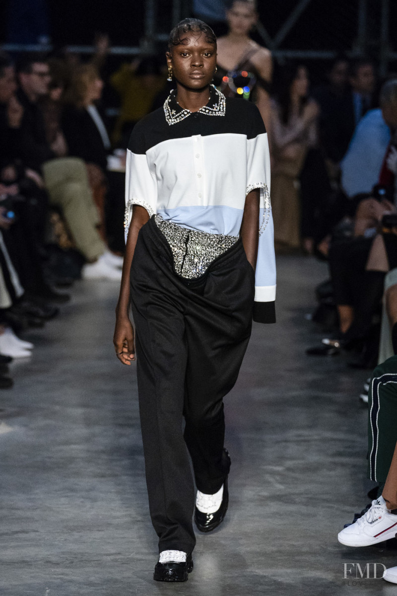 Oluwatosin Olajire featured in  the Burberry fashion show for Autumn/Winter 2019