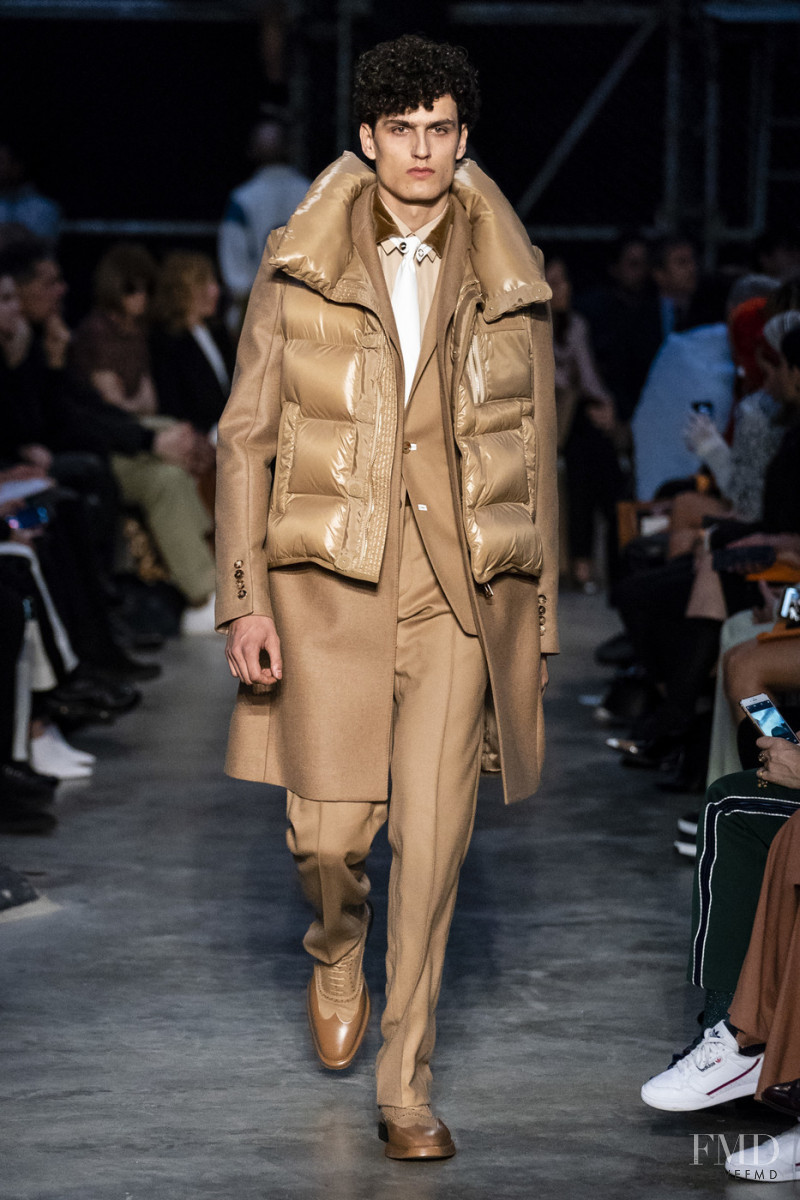 Lucas Davey featured in  the Burberry fashion show for Autumn/Winter 2019