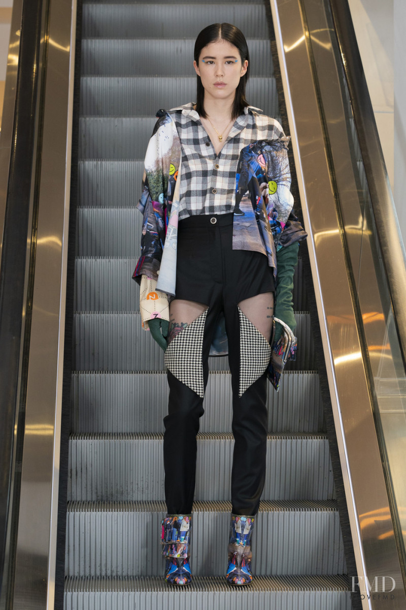 Kennah Lau featured in  the Natasha Zinko fashion show for Autumn/Winter 2019