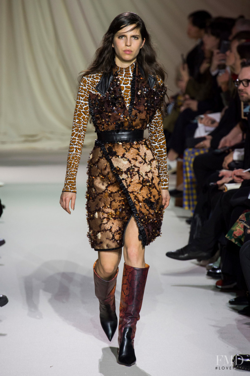 Hayett McCarthy featured in  the Mary Katrantzou fashion show for Autumn/Winter 2019