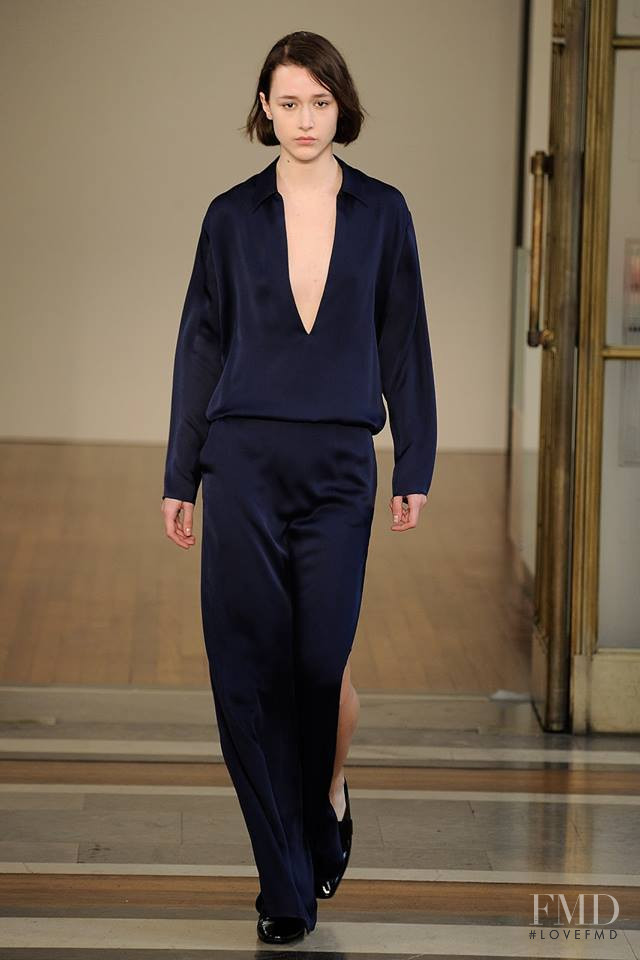 Hilda Halilovic featured in  the Jasper Conran fashion show for Autumn/Winter 2019