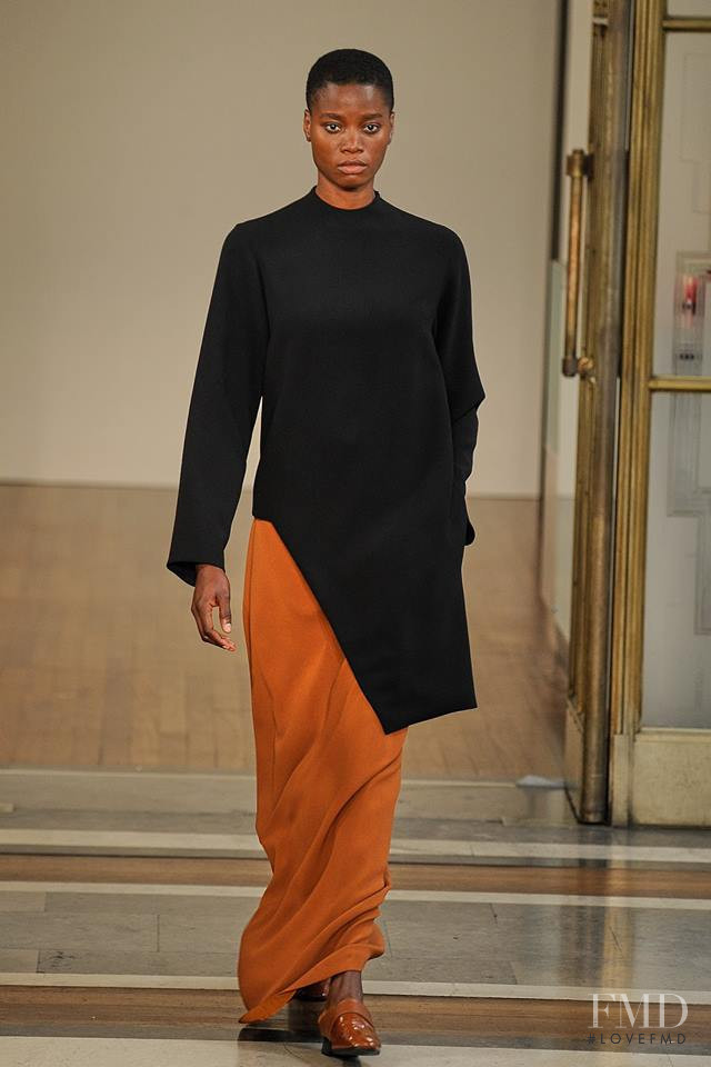 Ololade Ibrahim featured in  the Jasper Conran fashion show for Autumn/Winter 2019