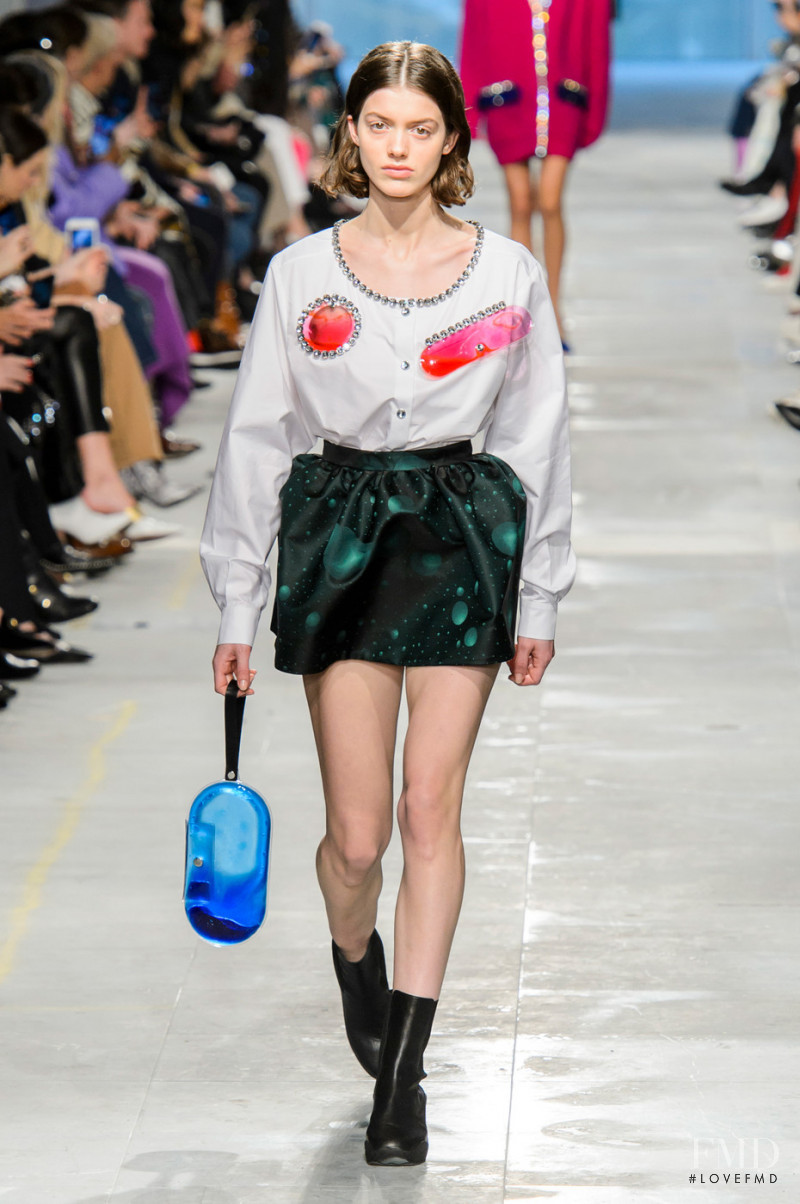 Aurore Franche featured in  the Christopher Kane fashion show for Autumn/Winter 2019