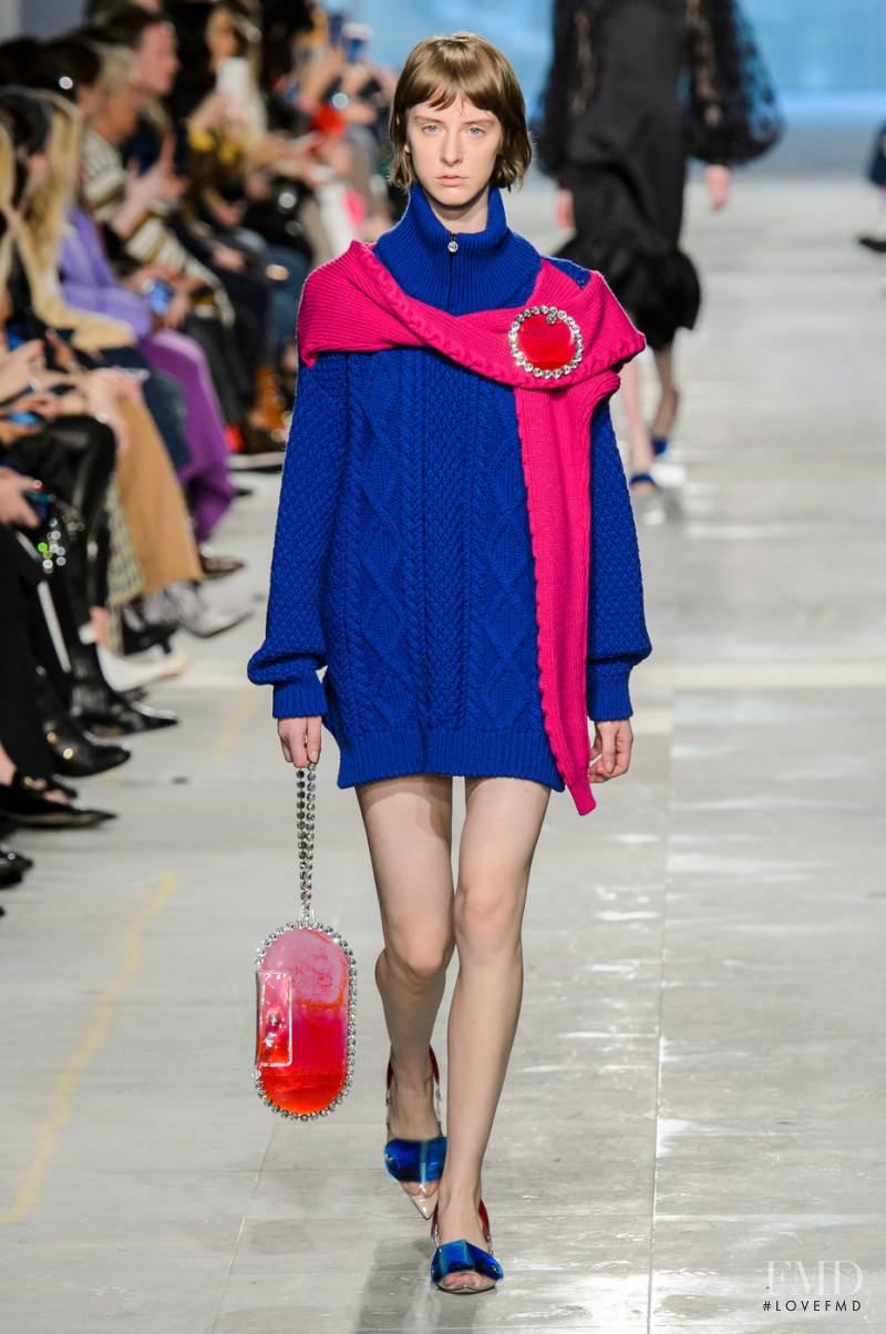 Diane Guais featured in  the Christopher Kane fashion show for Autumn/Winter 2019