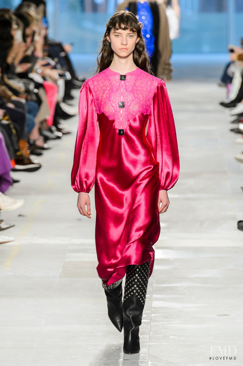 Sophie Martynova featured in  the Christopher Kane fashion show for Autumn/Winter 2019